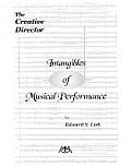 Intangibles Of Musical Performance