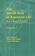 Jewish Role in American Life Volume 2 An Annual Review