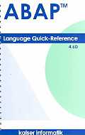 Abap Language Quick-reference 4.6D