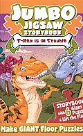 Jumbo Jigsaw Storybook T Rex Is In Troub