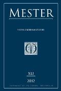 Mester (Volume 41) 2012