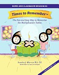 Times to Remember, the Fun and Easy Way to Memorize the Multiplication Tables: Home and Classroom Resources