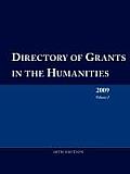 Directory of Grants in the Humanities 2009 Volume 1