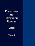 Directory of Research Grants 2010 Volume 2
