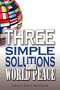 Three Simple Solutions for World Peace