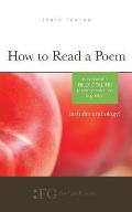 How To Read A Poem Based On The Billy Collins Poem Introduction To Poetry Field Guide Series