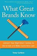 What Great Brands Know: Unleash Your Right-Brain Genius to Stand Out and Make Customers Care