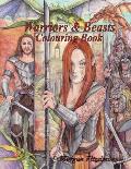 Warriors and Beasts Colouring Book: Art Therapy Collection