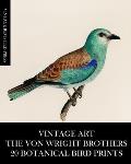 Vintage Art: The Von Wright Brothers: 20 Botanical Bird Prints