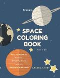 Space Coloring Book: Space Coloring Book for Kids: Fantastic Outer Space Coloring with Planets, Aliens, Rockets, Astronauts, Space Ships 32