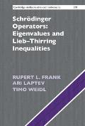 Schr?dinger Operators: Eigenvalues and Lieb-Thirring Inequalities