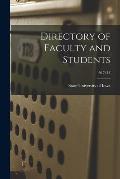 Directory of Faculty and Students; 1917/18