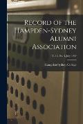 Record of the Hampden-Sydney Alumni Association; v. 13, no. 4, July 1939
