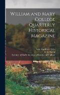 William and Mary College Quarterly Historical Magazine; 7