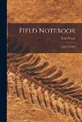 Field Notebook: Co, UT 1949