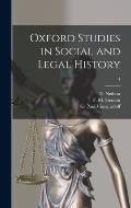 Oxford Studies in Social and Legal History; 4