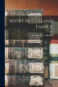 Notes Re Cleland Family.
