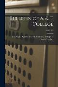 Bulletin of A. & T. College; 1918-1919