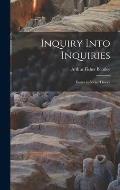 Inquiry Into Inquiries: Essays in Social Theory