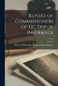 Report of Commissioners of DC Dep of Insurance; 5 1925