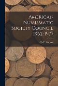 American Numismatic Society Council 1962-1977
