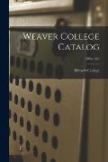 Weaver College Catalog; 1928-1929