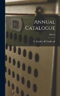 Annual Catalogue; 1920-21
