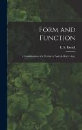 Form and Function: a Contribution to the History of Animal Morphology