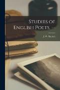 Studies of English Poets. --