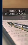 Dictionary of Effective Speech