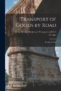 Transport of Goods by Road: Sample Survey