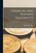 Financial and Business Statements; 22