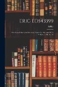 Eric Ed543399: State Laws Relating to Education Enacted in 1918 and 1919. Bulletin, 1920, No. 30