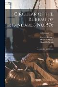 Circular of the Bureau of Standards No. 576: Automotive Antifreezes; NBS Circular 576