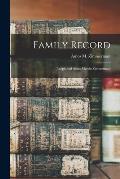Family Record: Joseph and Anna Martin Zimmerman
