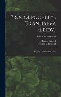 Procolpochelys Grandaeva (Leidy): an Early Carettine Sea Turtle; Volume 37, number 12