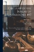 Circular of the Bureau of Standards No. 497: Research on Dental Materials at the National Bureau of Standards: a Review and Bibliography; NBS Circular