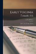 Early Virginia Families: Pyrtle, Davis, Turner, Martin
