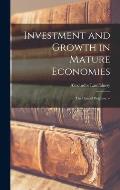 Investment and Growth in Mature Economies: the Case of Belgium. --