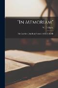 In Memoriam [microform]: the Late Rev. John Roaf, Toronto, MDCCCLXIII