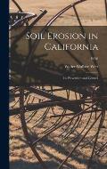 Soil Erosion in California: Its Prevention and Control; B538