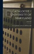 Catalogue / University of Maryland; 1946-1947