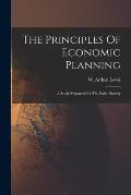 The Principles Of Economic Planning
