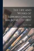 The Life and Works of Edward Greene Malbone, 1777-1807