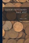 Elder's September Sale, 1937; 1937