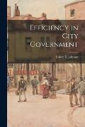Efficiency in City Government