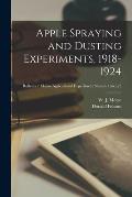 Apple Spraying and Dusting Experiments, 1918-1924; no.325
