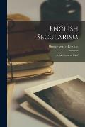 English Secularism: a Confession of Belief