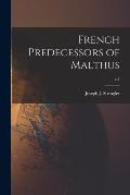 French Predecessors of Malthus; c.1