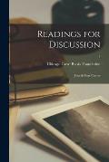 Readings for Discussion: Fourth Year Course; 7